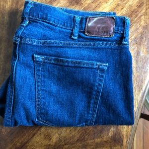 A&F men’s dark wash skinny jeans 36/32